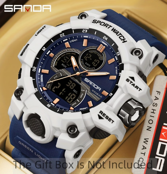 SANDA Men’s Trendy Outdoor Luminous Watch