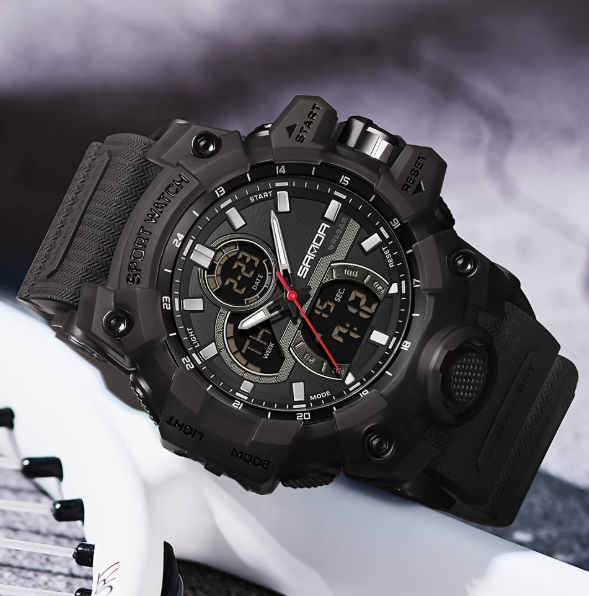 SANDA Men’s Trendy Outdoor Luminous Watch