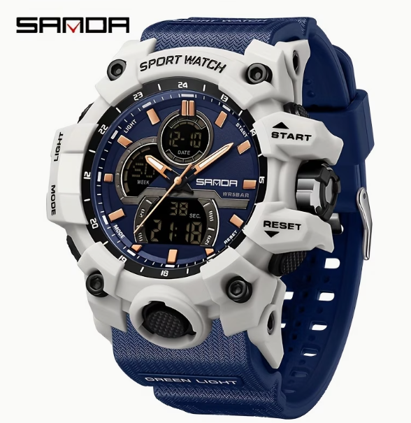 SANDA Men’s Trendy Outdoor Luminous Watch