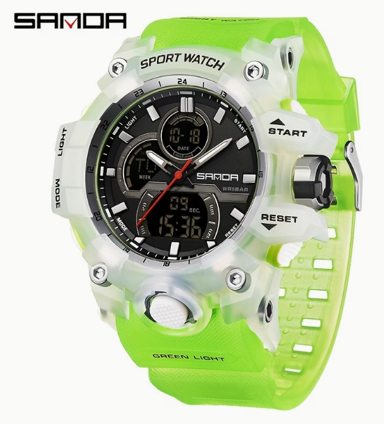 SANDA Men’s Trendy Outdoor Luminous Watch