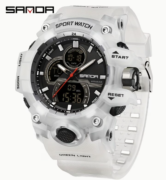 SANDA Men’s Trendy Outdoor Luminous Watch