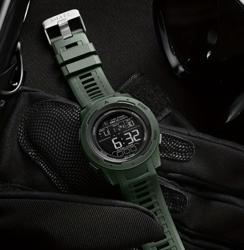 Men’s LED Shock-Resistant Sports Watch