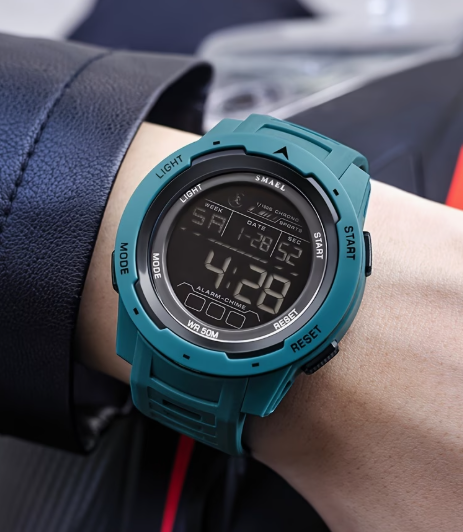 Men’s LED Shock-Resistant Sports Watch