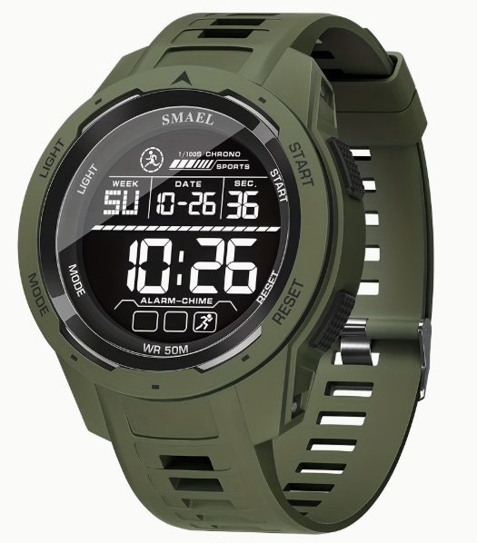 Men’s LED Shock-Resistant Sports Watch